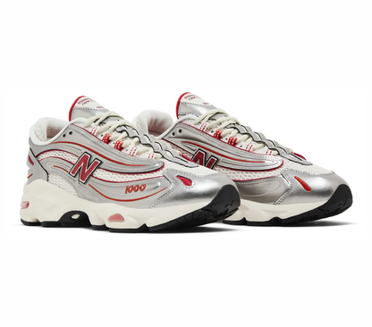NB 1000 Metallic Silver Red